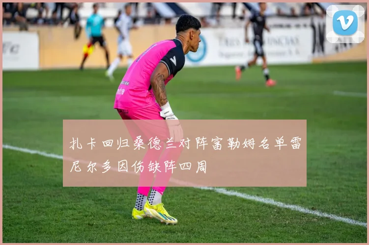 扎卡回归桑德兰对阵富勒姆名单雷尼尔多因伤缺阵四周