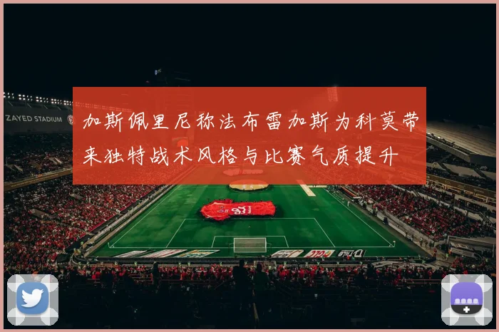 加斯佩里尼称法布雷加斯为科莫带来独特战术风格与比赛气质提升